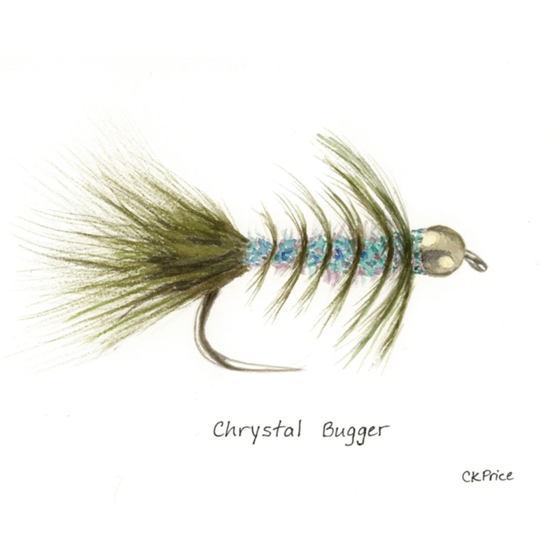Caroline Price Art Crystal Bugger 10 Pack w/Envelopes