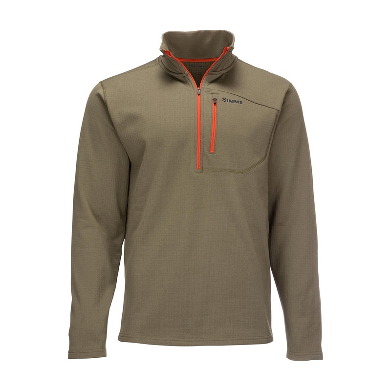 Simms Thermal 1/4 Zip Top – Dark Stone