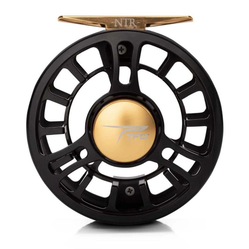 TFO NTR Fly Reel Black & Gold