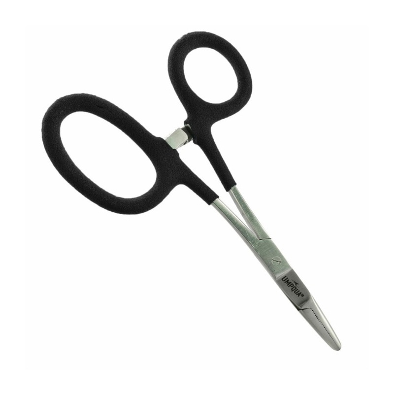 Umpqua River Grip Scissors/Forceps 6″ Black