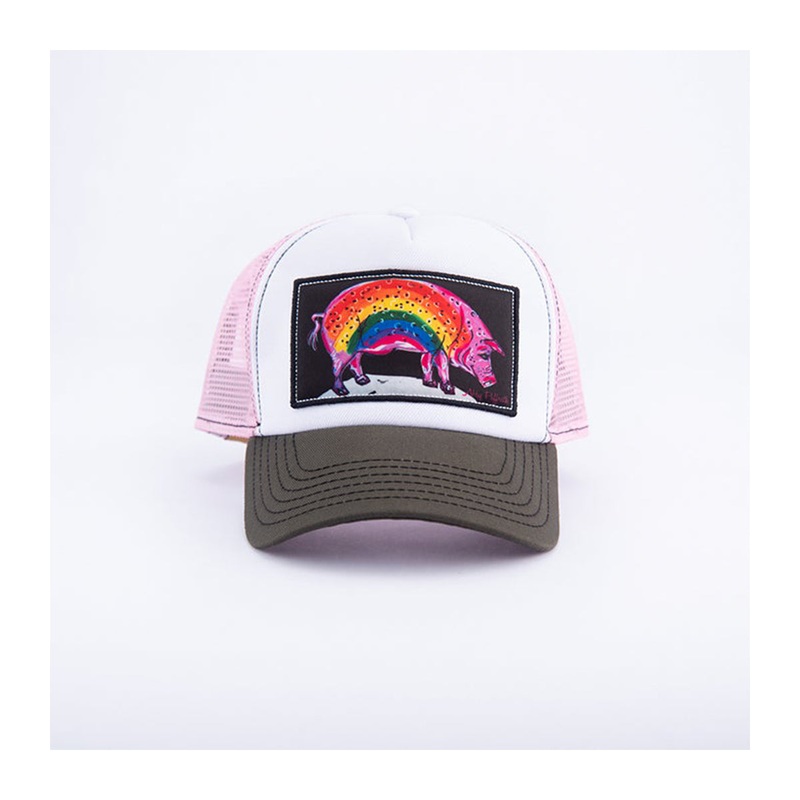 Abby Paffrath Trucker Hog Bow Pink