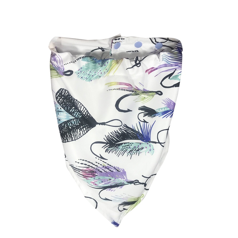 Damsel Fly Fishing Snood White Spey Flies