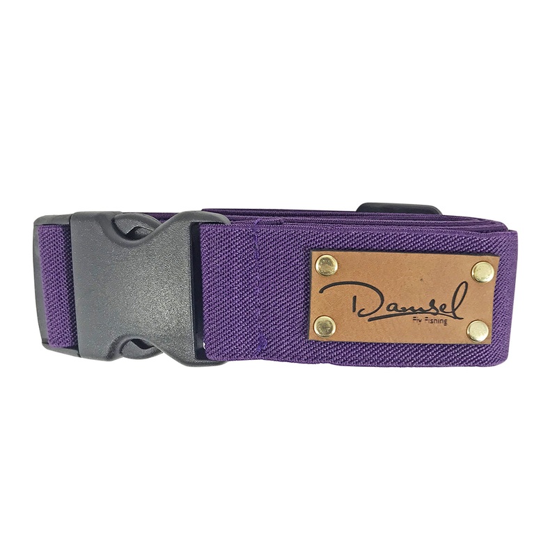 Damsel Fly Fishing Wading Belt Plum