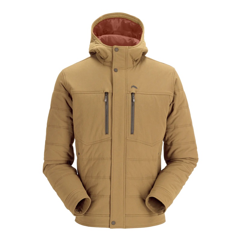 Simms Cardwell Hooded Jacket Camel