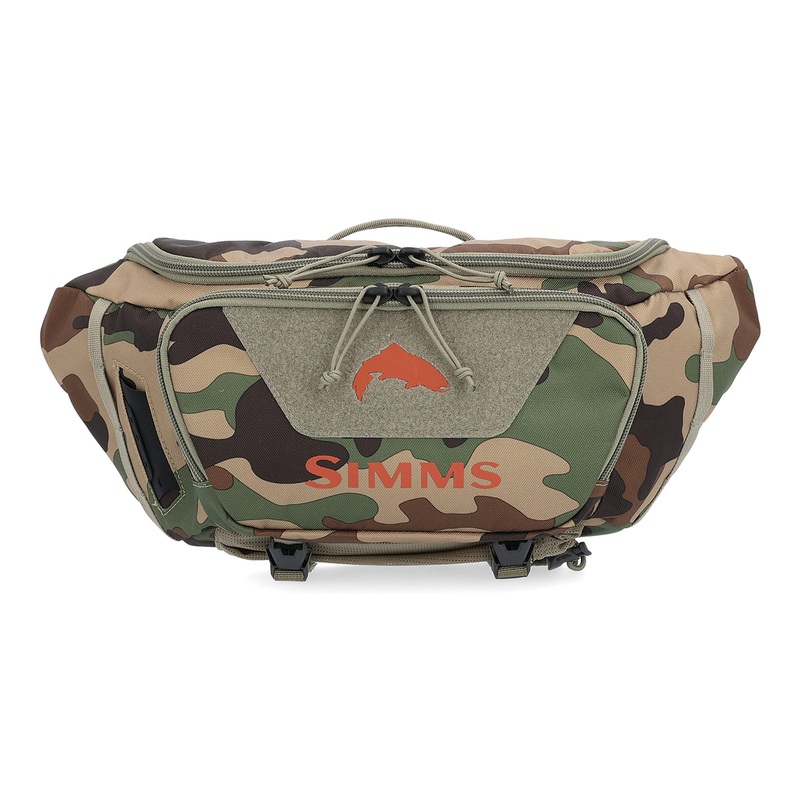 Simms Tributary Hip Pack Woodland Camo