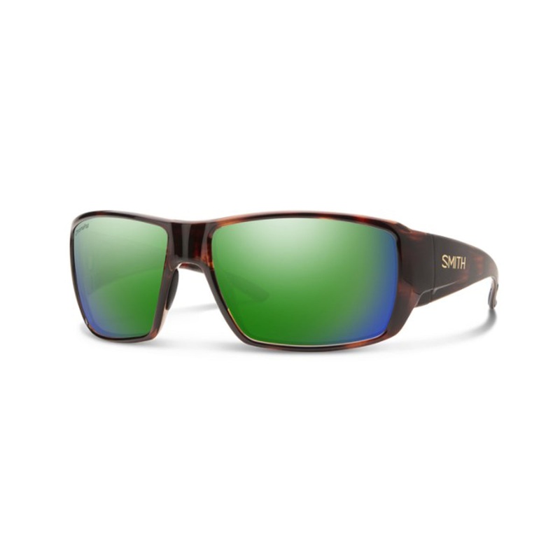 Smith Guide’s Choice Sunglasses Tortoise ChromaPop Glass Polarized Green Mirror