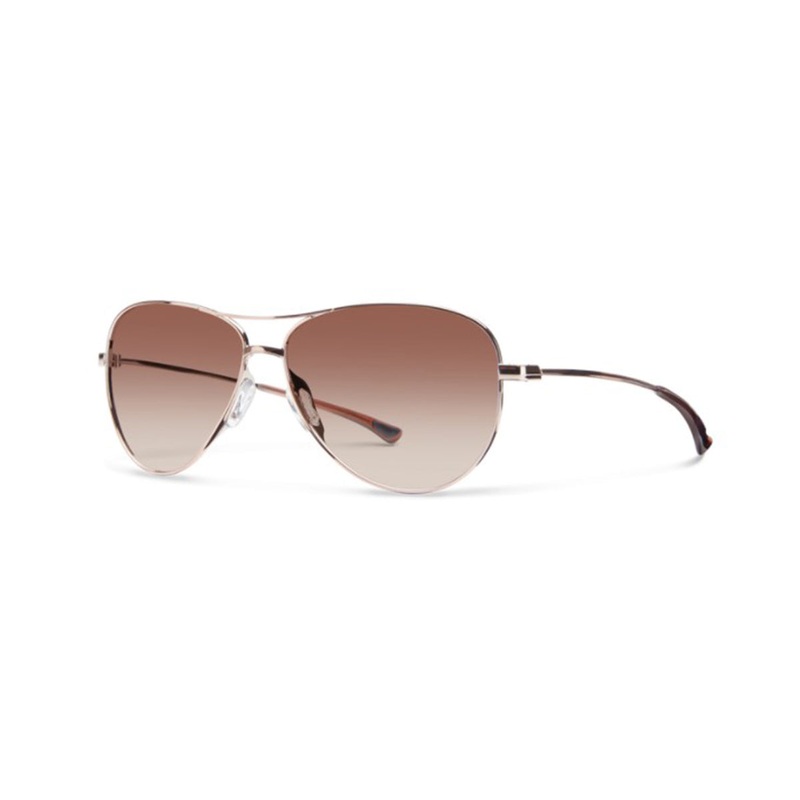 Smith Langley Sunglasses Rose Gold ChromaPop Polarized Rose Gold Mirror