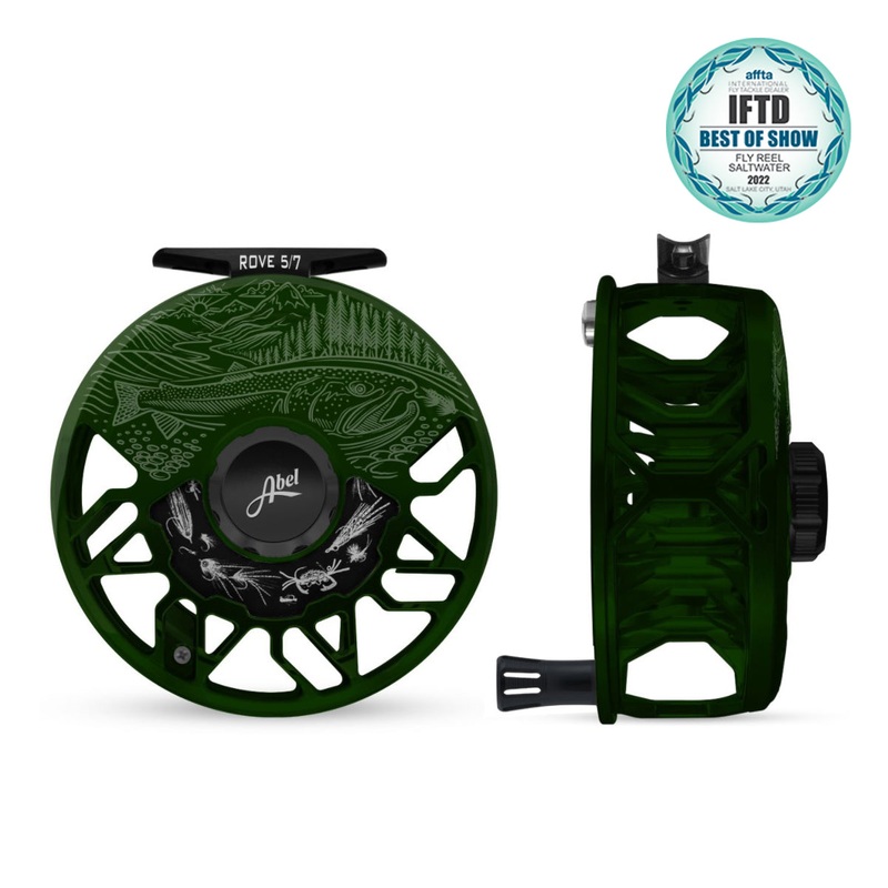 Abel ROVE Reel 5/7 Deep Green Underwood Swing with Black Handle