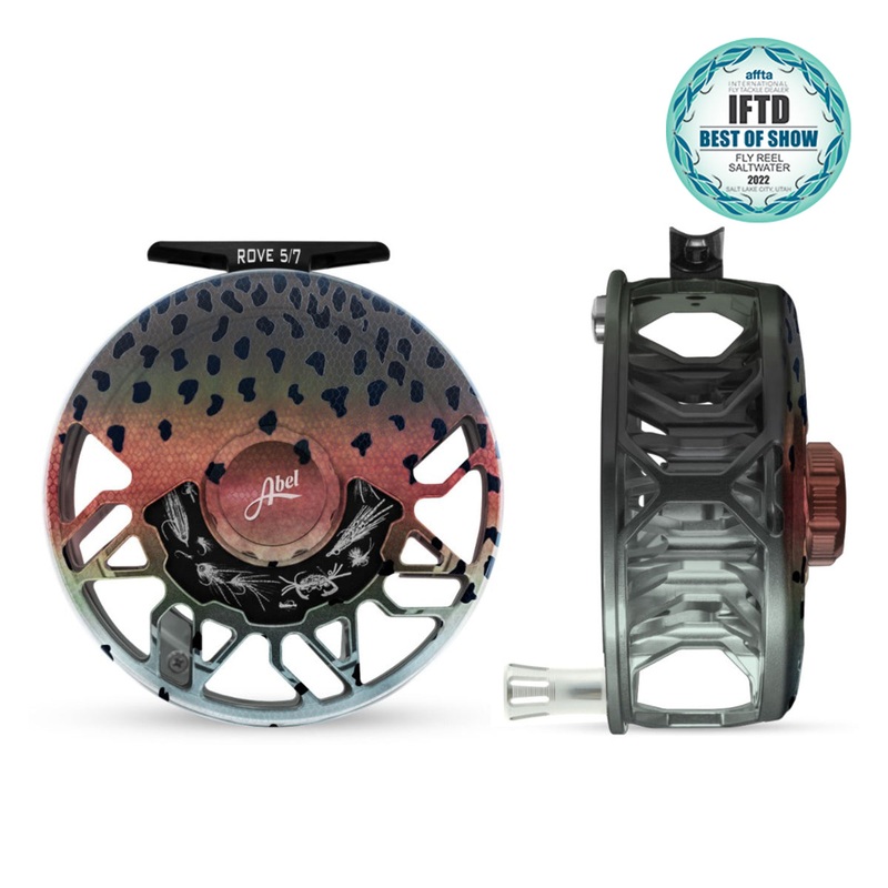 Abel ROVE Reel 5/7 Native Rainbow with Platinum Handle