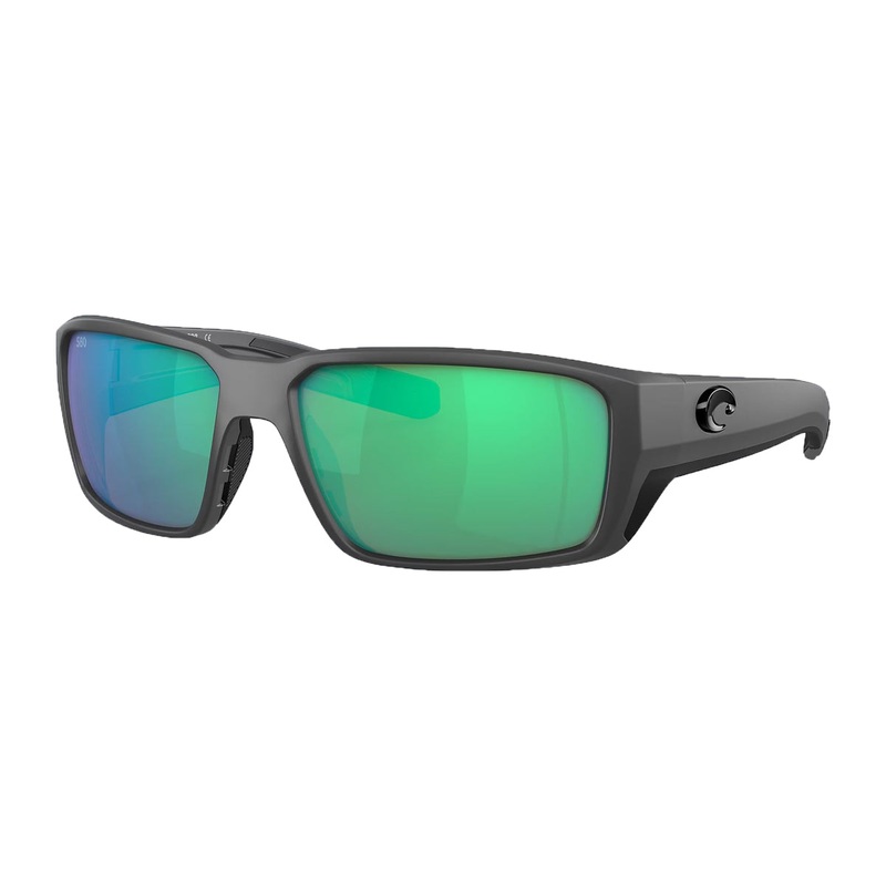 Costa Fantail Pro Sunglasses Matte Gray Green Mirror 580G