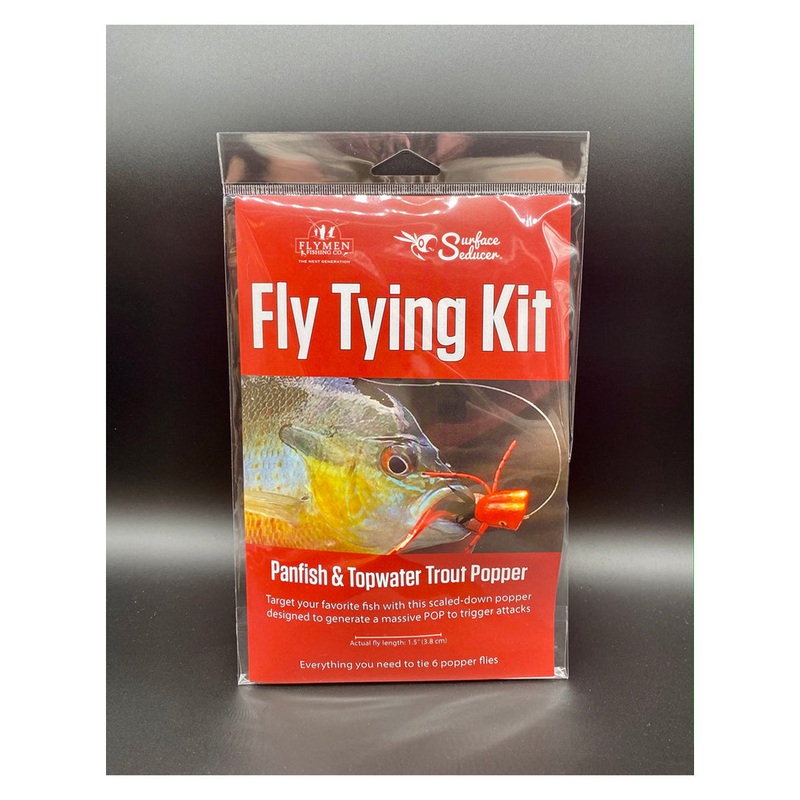 FlyMen Fly Tying Kit – Panfish & Topwater Trout Popper