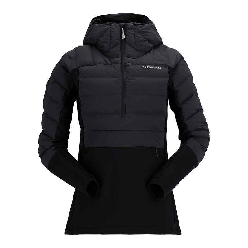 Simms Womens ExStream Pull-Over Hoody Black