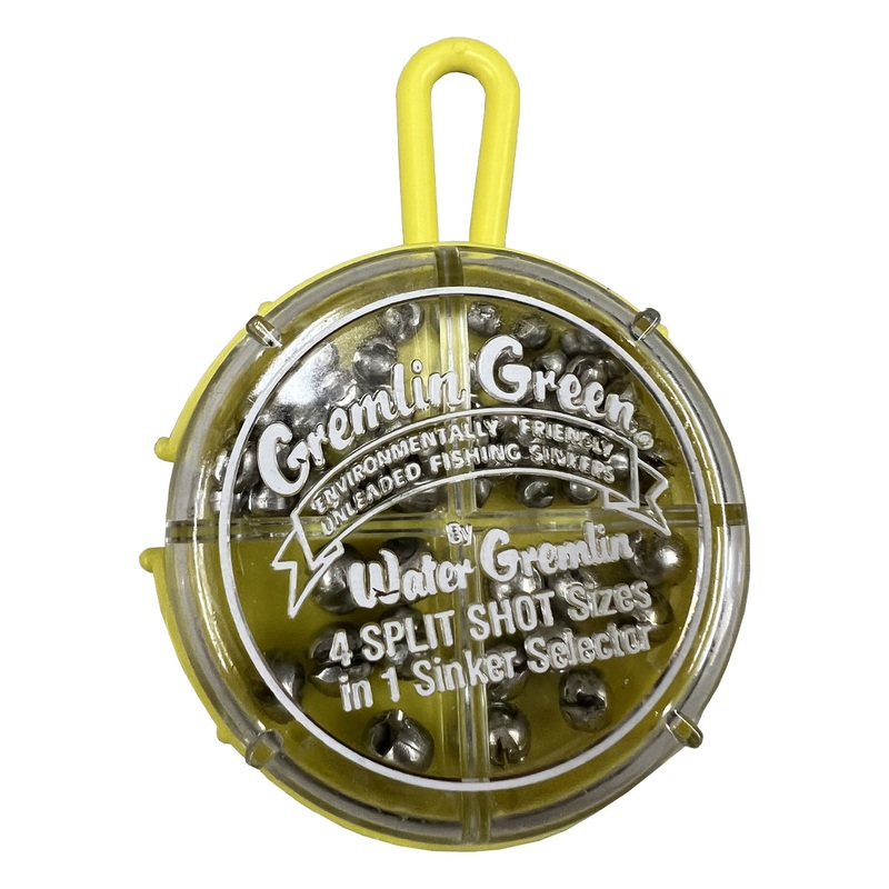 Water Gremlin Tin Removable Split Shot Short Selector