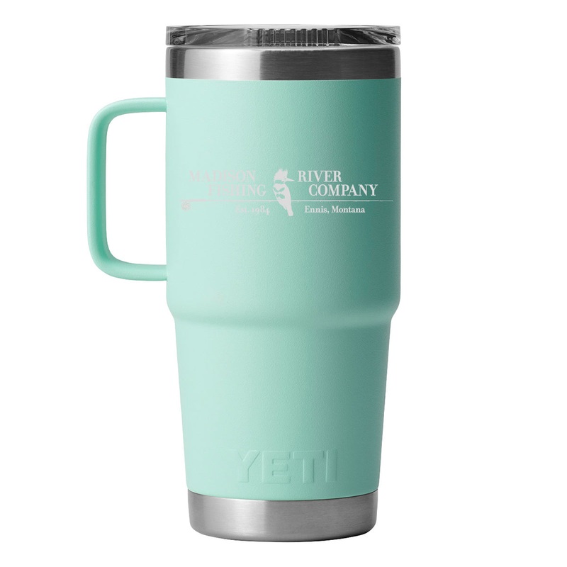 YETI Rambler 20oz Travel Mug MRFC Logo Seafoam