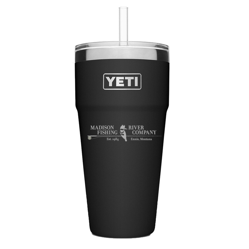 YETI Rambler 26oz Straw Cup MRFC Logo Black