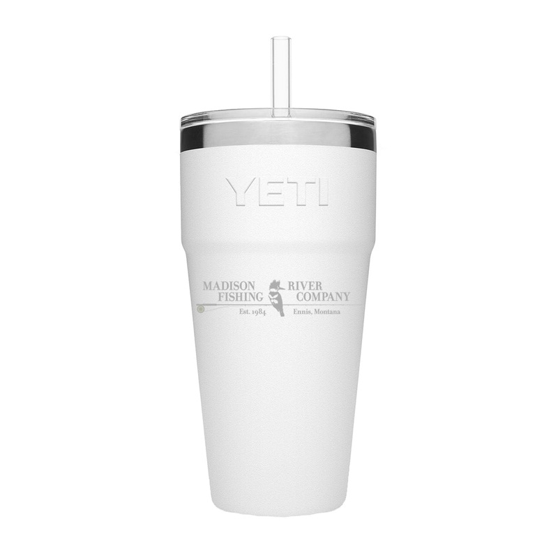 YETI Rambler 26oz Straw Cup MRFC Logo White