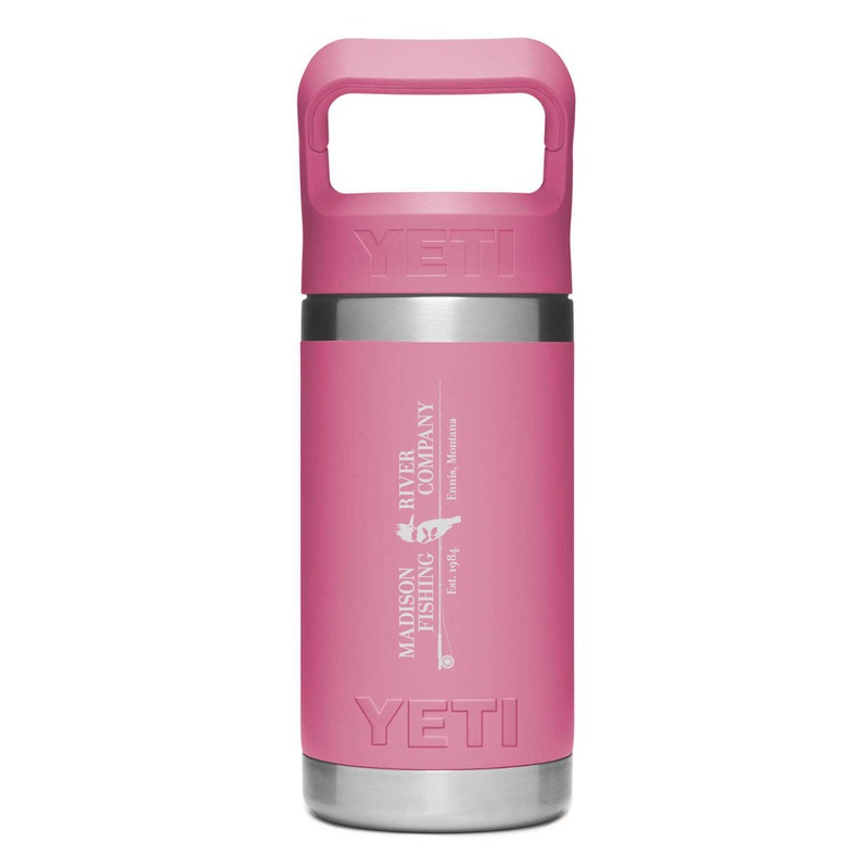 YETI Rambler Jr 12oz Bottle MRFC Logo Harbor Pink
