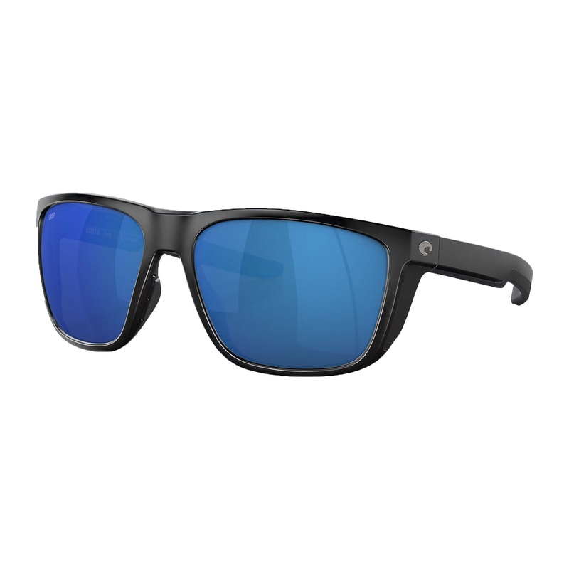 Costa Ferg Matte Black Blue Mirror 580P