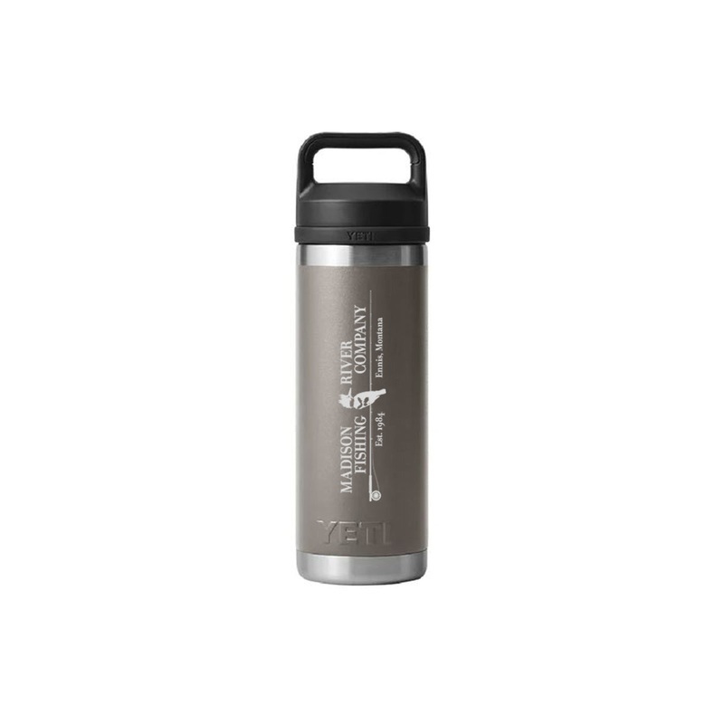 YETI MRFC Logo Rambler 18oz. Chug Bottle Sharptail Taupe