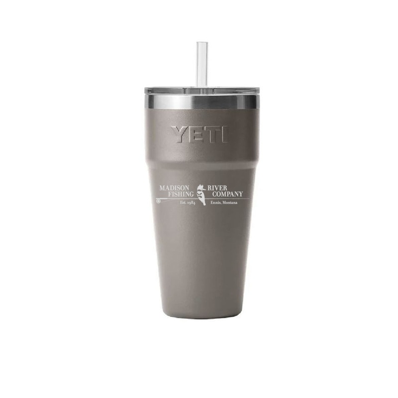 YETI MRFC Logo Rambler 26 Straw Cup Sharptail Taupe