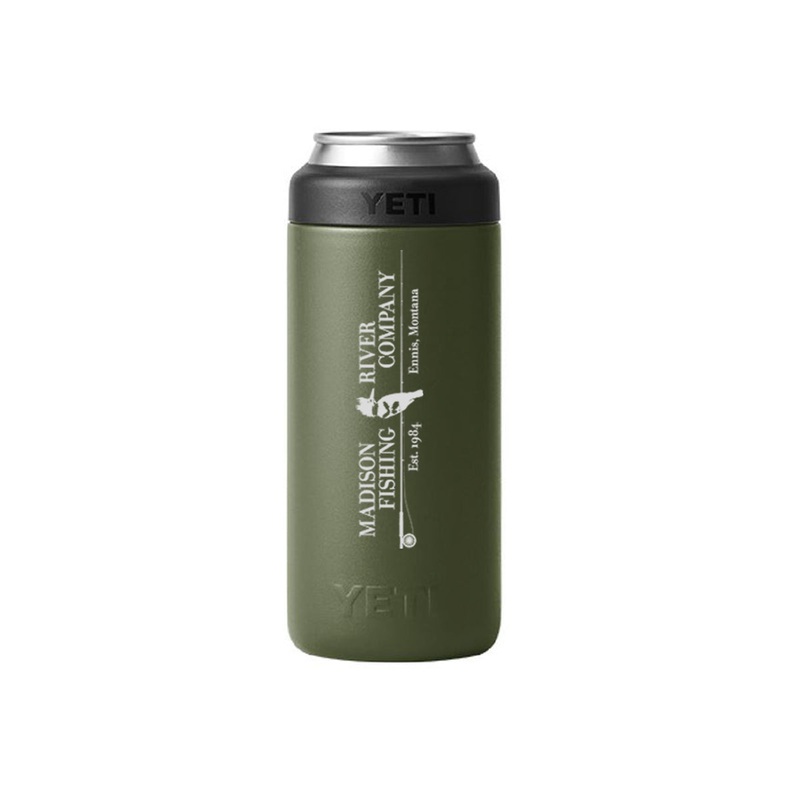 YETI MRFC Logo Rambler Slim Colster Highlands Olive