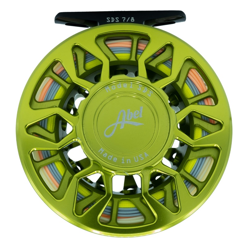 Abel SDS Reel 7/8 Lime Green w/ RIO Bonefish Elite WF-8-F – LH