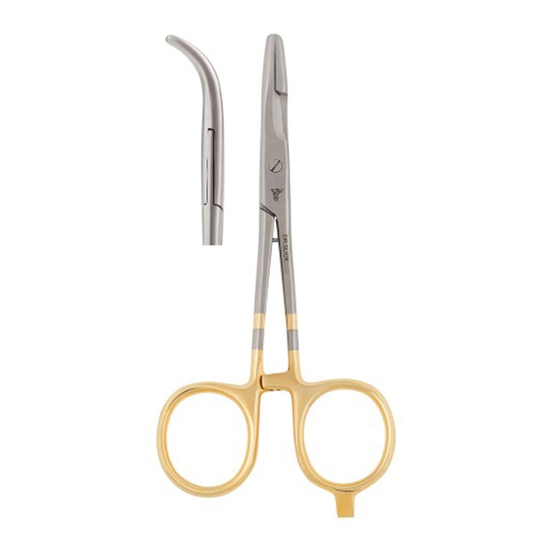 Dr. Slick Scissor/Clamp Gold 5.5″ Curved