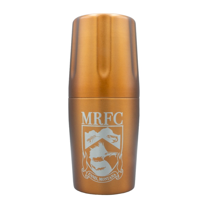 High Camp Flasks MRFC Badge Logo Firelight Flask 375mL (12.7oz.) Copper