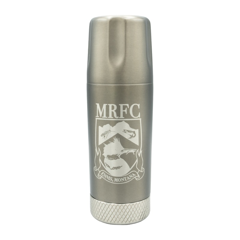 High Camp Flasks MRFC Badge Logo Torch Flask (6oz.) Gunmetal