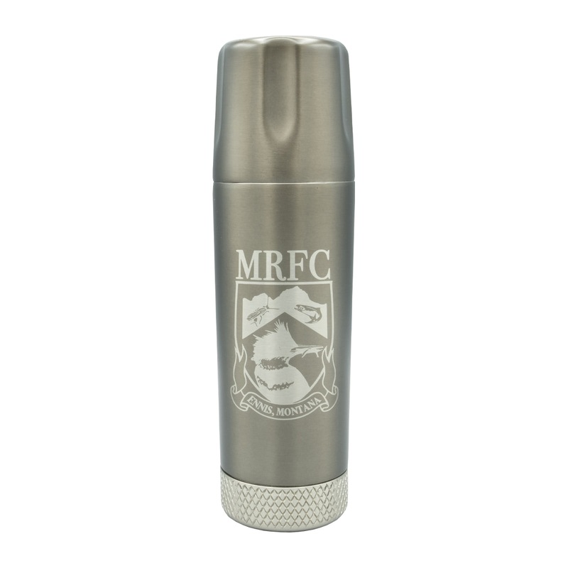 High Camp Flasks MRFC Badge Logo Torch Flask (9oz.) Gunmetal