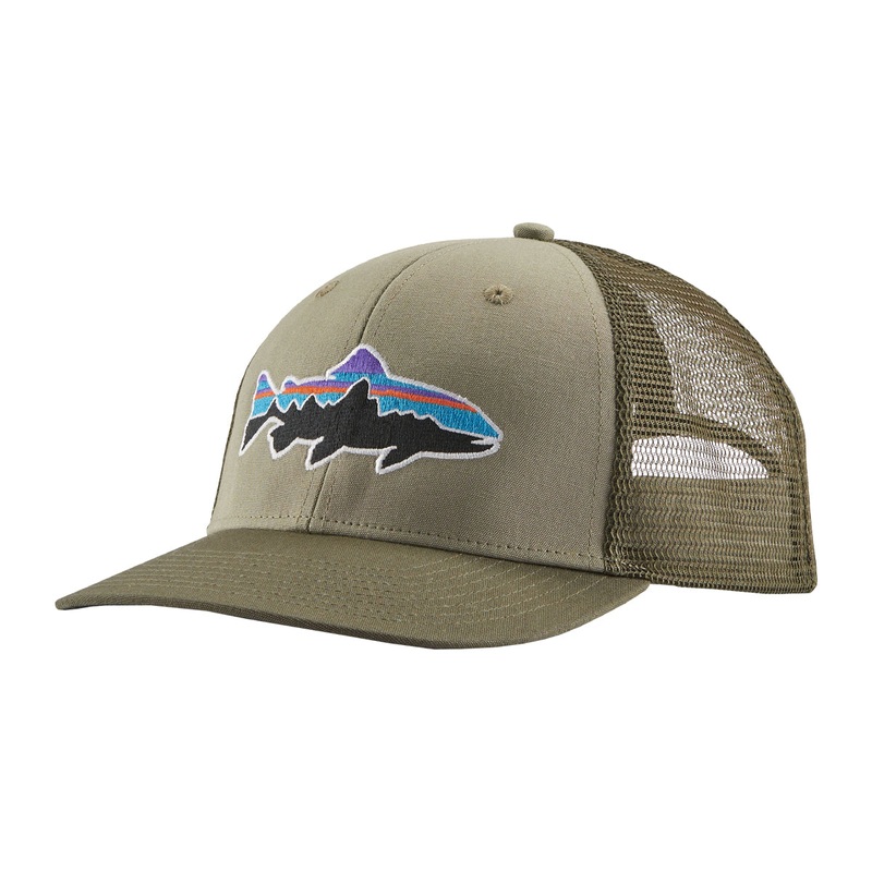 Patagonia Fitz Roy Trout Trucker Hat River Rock Green