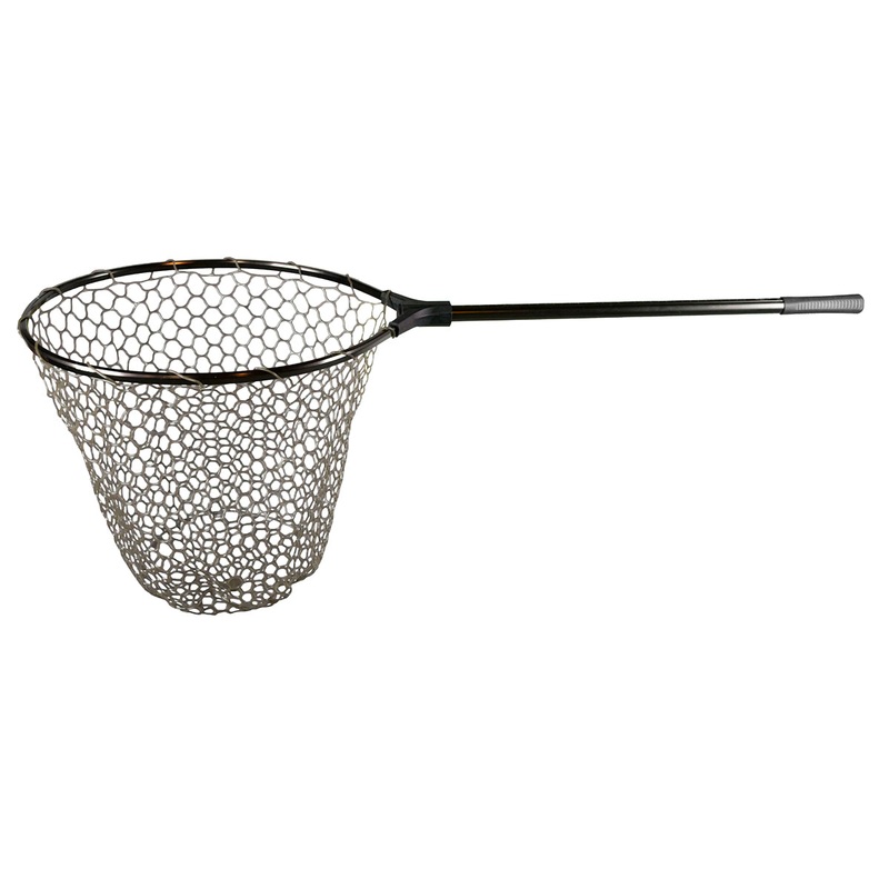 Adamsbuilt Aluminum Boat Net 22″ Loop with Camo Ghost Netting