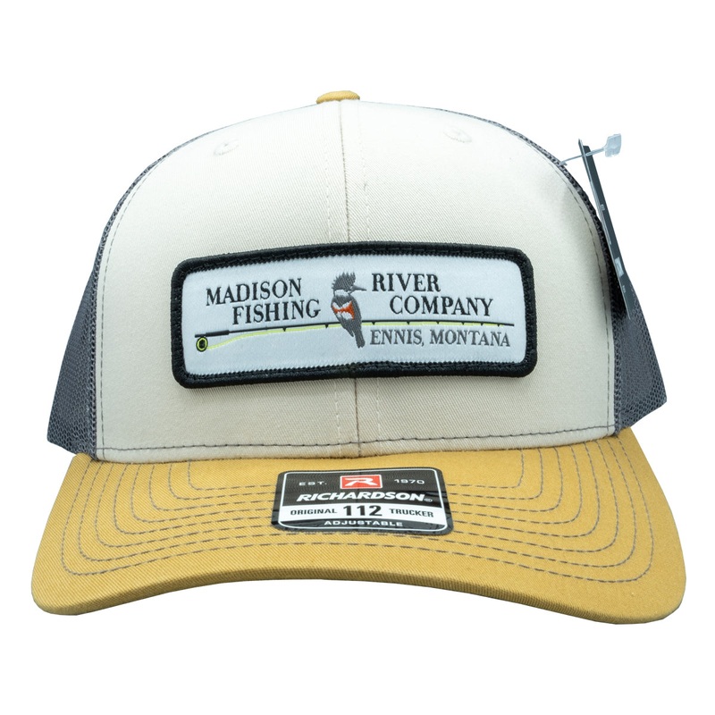 MRFC Logo 112 Tri Mink Beige/Charcoal/Amber Gold Hat