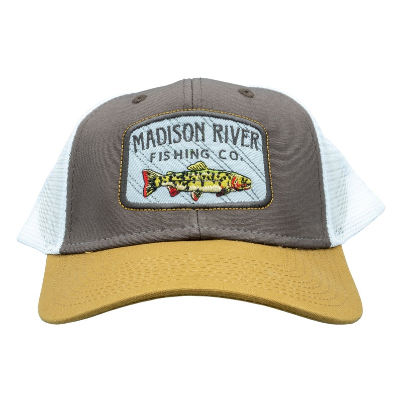 MRFC Logo Industrial Mesh Quilted Trucker Coffee/White/Lumbar
