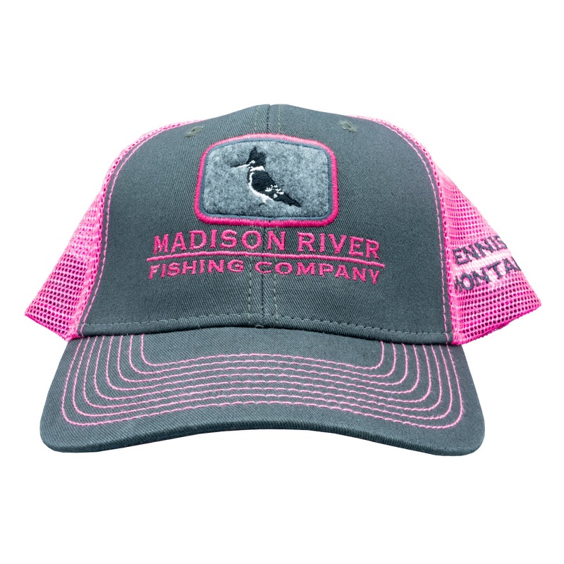 MRFC Logo Kingfisher Sideline Trucker Dark Grey/Neon Pink