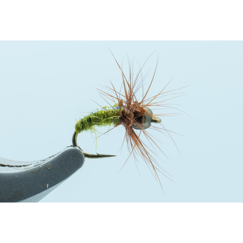 Tenkara Caddis Pupa Green #16
