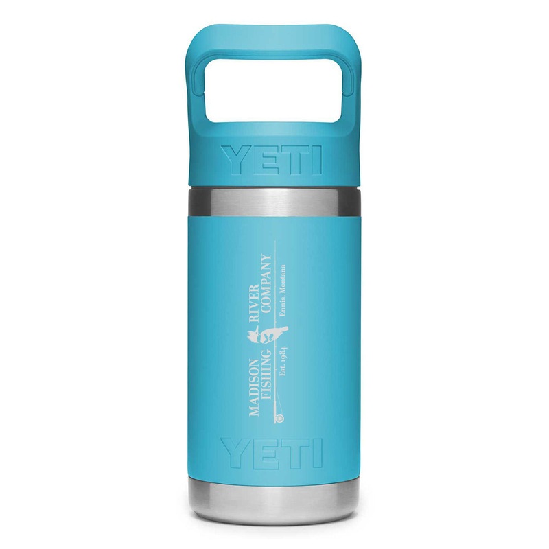 YETI Rambler Jr 12oz Bottle MRFC Logo Reef Blue