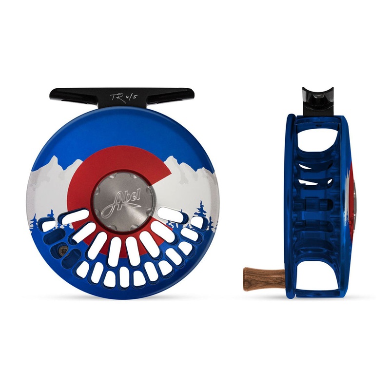 Abel TR Reel 4/5 CO Flag Edition with Walnut Handle