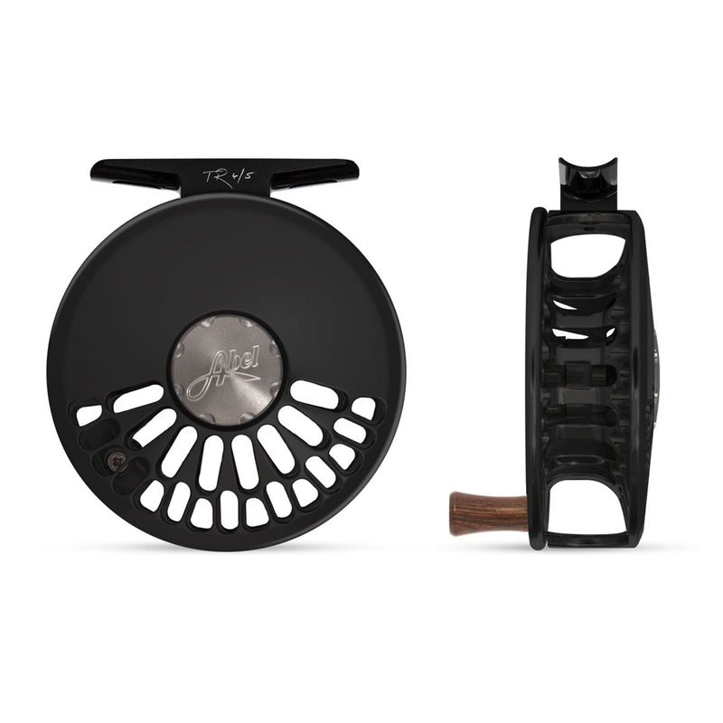 Abel TR Reel 4/5 Gloss Black with Rosewood Handle
