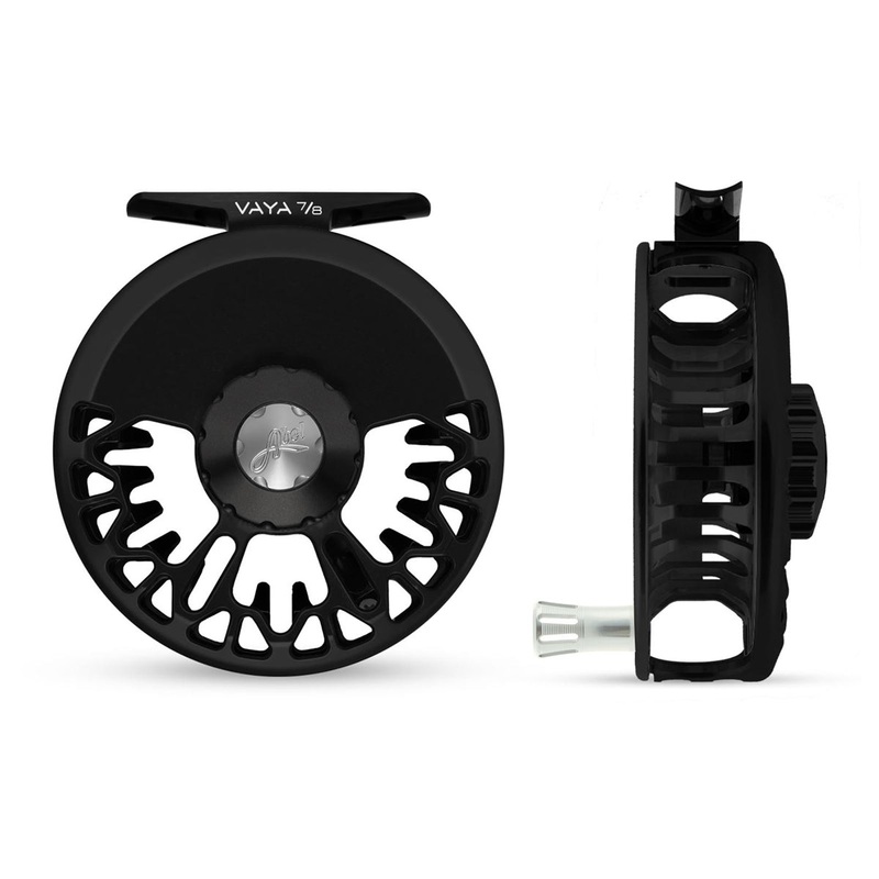 Abel Vaya Reel 7/8 Gloss Black with Platinum Handle