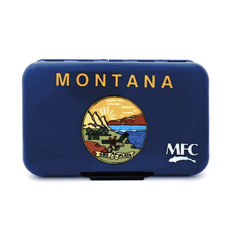 MFC Fly Box – Poly (Optional Leaf) Montana State Flag