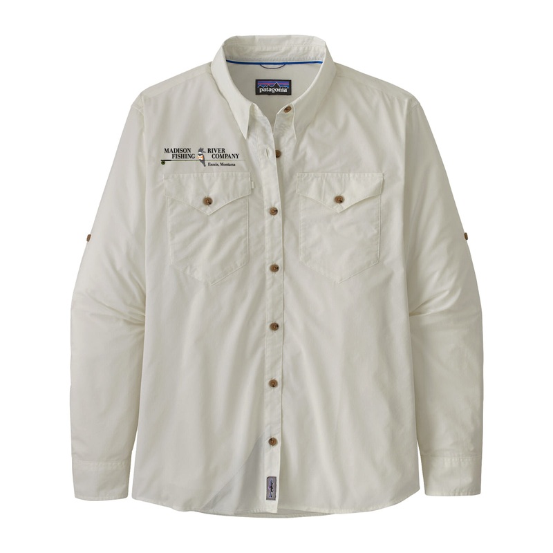 Patagonia MRFC Logo Womens L/S Sun Stretch Shirt White