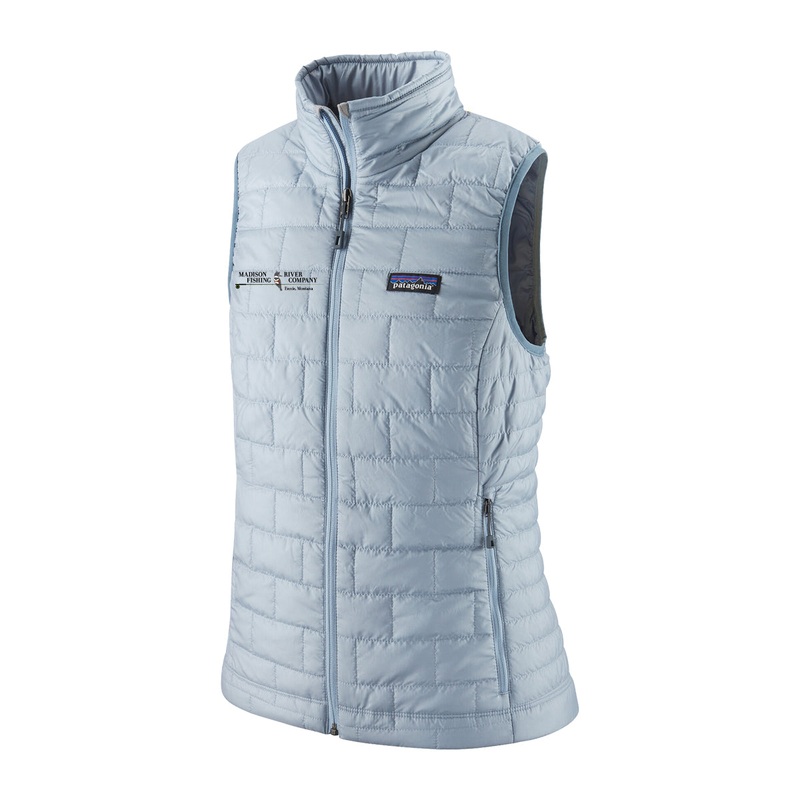 Patagonia MRFC Logo Womens Nano Puff Vest Steam Blue