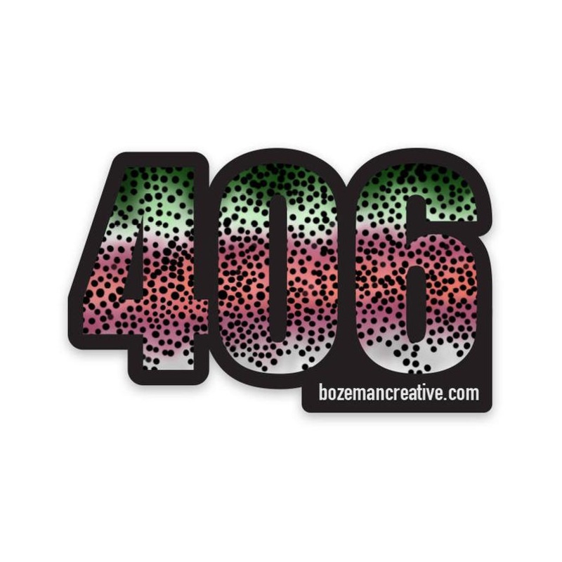 406 Montana Rainbow Trout Sticker