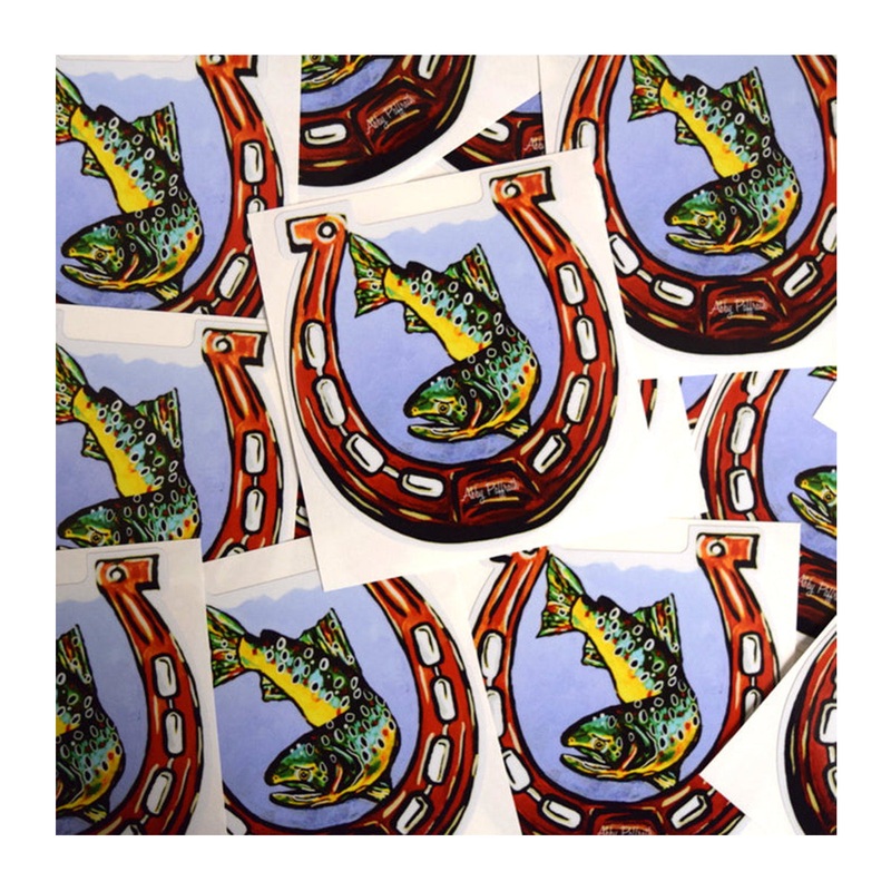 Abby Paffrath Lucky Fishing Sticker