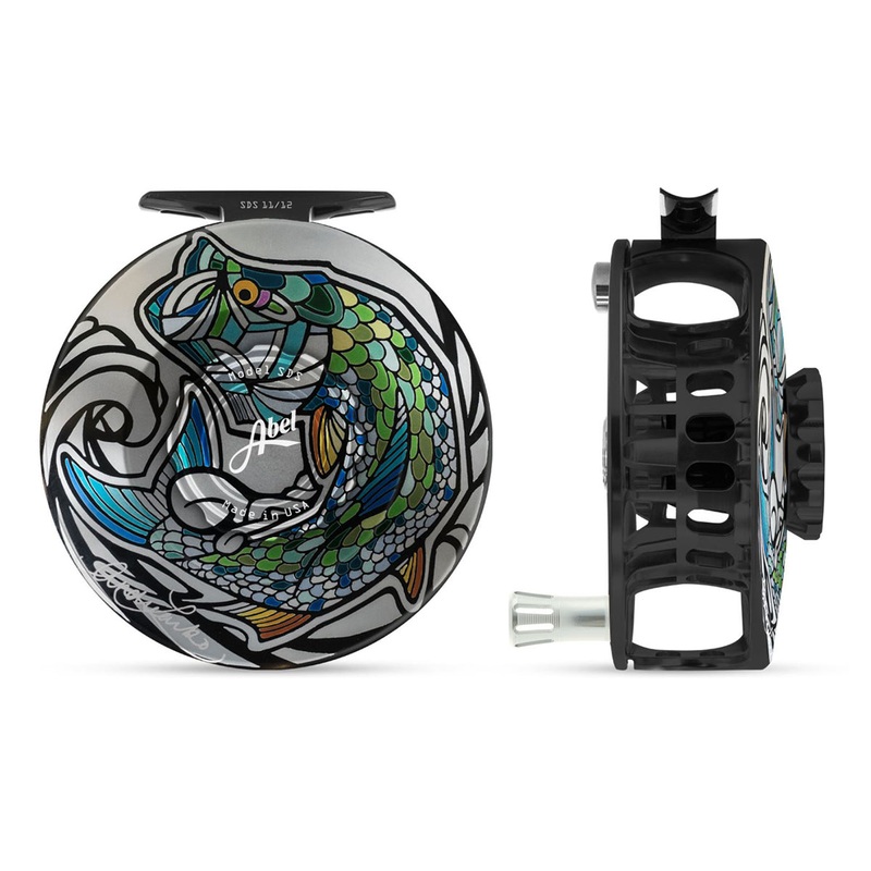 Abel SDS Reel Solid 11/12 Larko Tarpon with Platinum Handle
