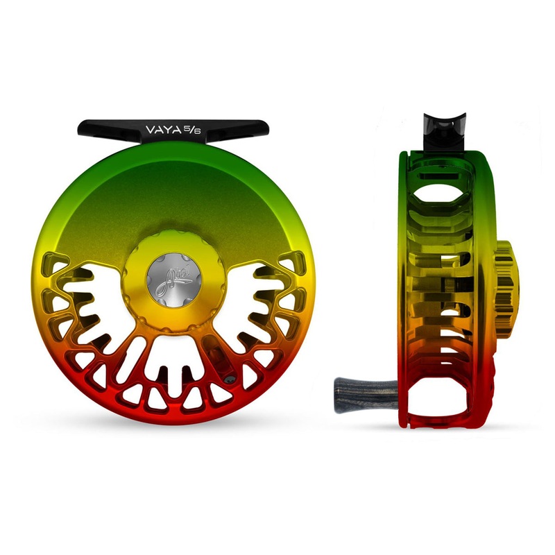 Abel Vaya Reel 5/6 Rasta Fade with Ebony Handle