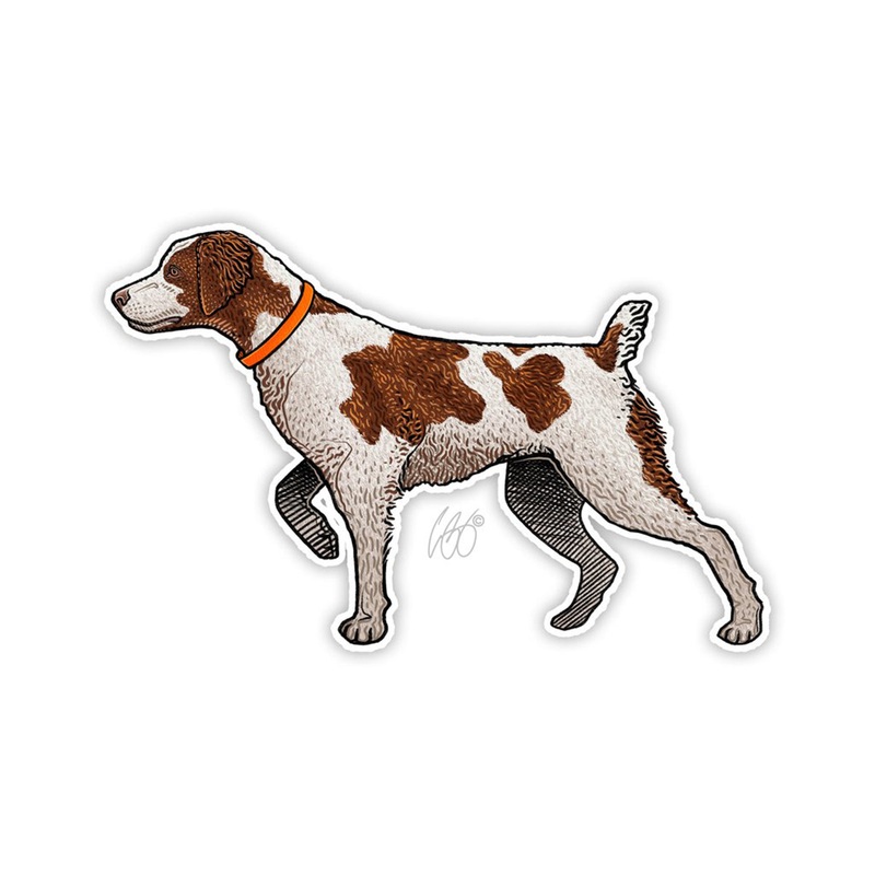 Brittany Spaniel Sticker