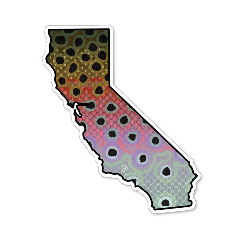 California Rainbow Sticker