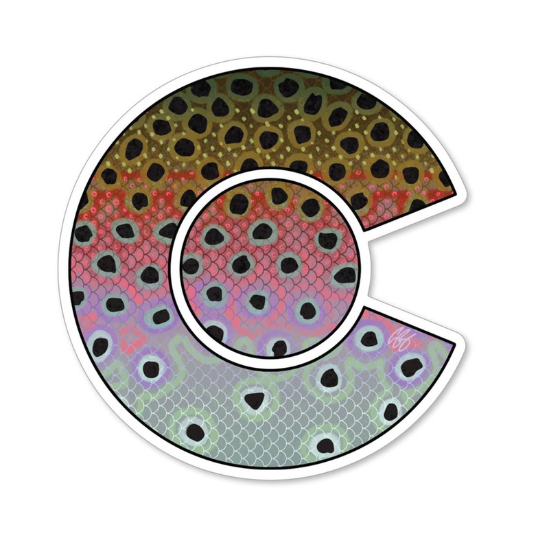 Colorado Rainbow Sticker